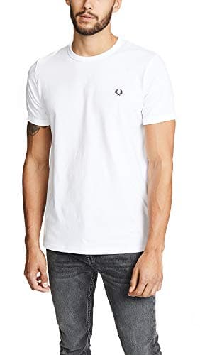 Image of T-SHIRT UOMO FRED PERRY WHITE