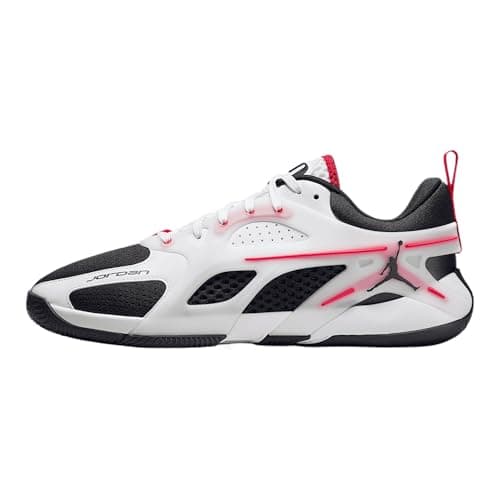 Image of Jordan Heir Series Bloodline Basketball Shoes (FQ3858-106, White/Fire Red/Black), White/Fire Red/Black, 5.5