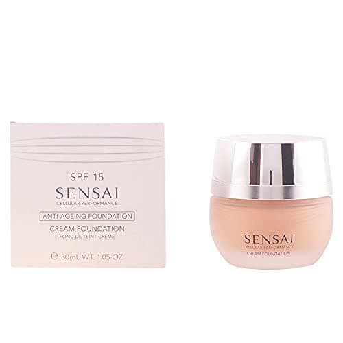 Image of Sensai Cellular Performance Cream Foundation Number CF23, Almond Beige 30 ml