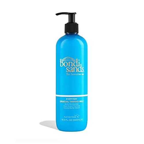 Image of Bondi Sands Everyday Gradual Tanning Milk | Daily Body Lotion Builds a Natural Glow in 1-3 Applications, Enriched with Vitamin E & Aloe Vera, Vegan + Cruelty Free, Cocoa Butter Scent | 500 mL/16.9 Oz