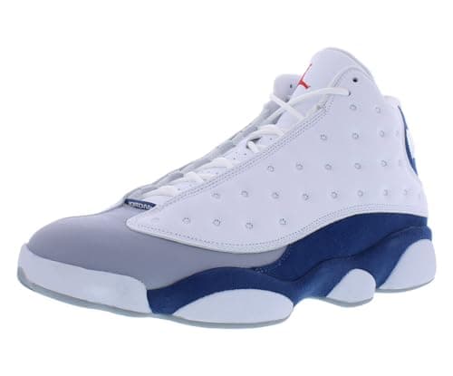 Image of Nike Men's Air Jordan 13 Retro Lakers 414571-105, French Blue, 9 UK