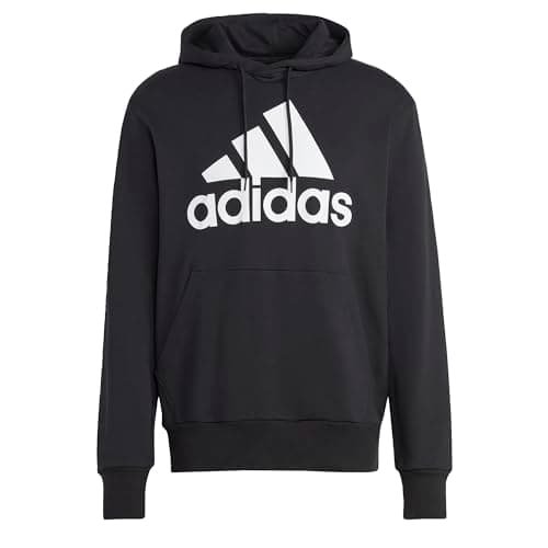 Image of adidas Men's Essentials French Terry Big Logo Hoodie, Black, L