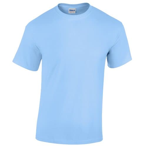 Image of Gildan Childrens Unisex Heavy Cotton T-Shirt (M) (Light Blue)