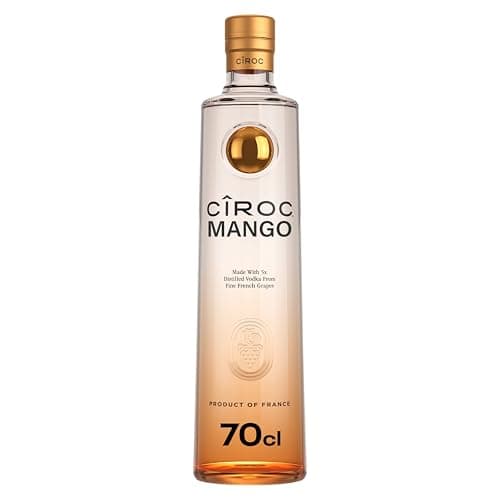 Image of Ciroc Mango Flavoured Vodka | 37.5 vol | 70cl | Tropical Taste | Flavours of Creamy Mango & Tangy Citrus | For a Mixed Drink or Cocktails