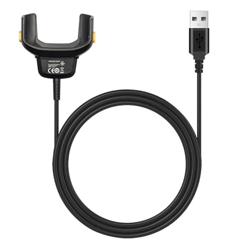 Image of Sicimly TC51 TC56 Charger,for Zebra Scanner TC51 TC510 TC510K TC52 TC56 TC57,5.4V 3A Quick Charge with 6ft PDA Handheld Computer Scanner Cable (Replace CBL-TC51-USB1-01) and USB Data Transfer.