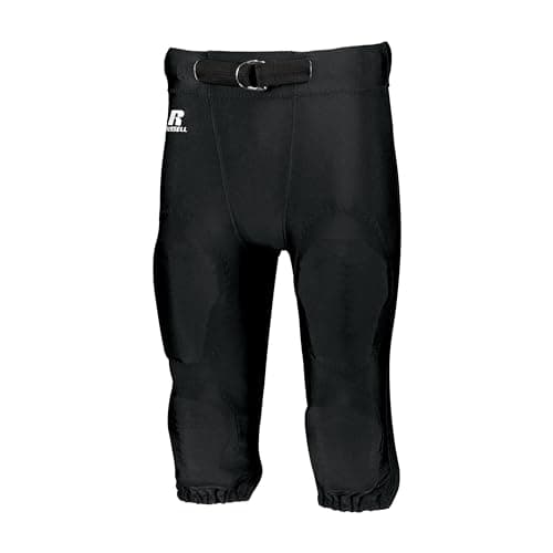 Image of Russell Adult Deluxe Game Football Pants - Black-3XL