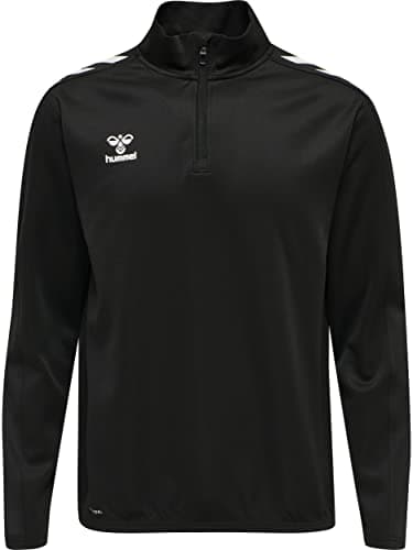 Image of hummel Mens Half Zip Poly Top Senior Black M