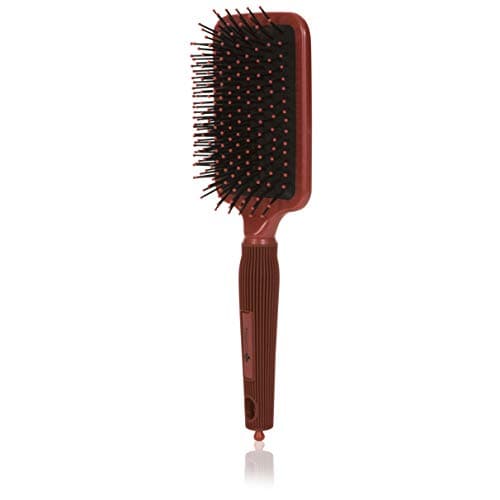 Image of Paddle HairBrush Ionic Detangling Large Paddle Brush Eliminates Frizz Smooths Adds Shine Perfect for Detangling Straightening Blowdrying Hair By Majestik+