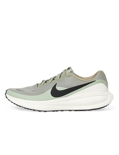 Image of NIKE Mens Revolution 8 Sneaker, Light Army Black Jade Horizon Phantom, 9 UK