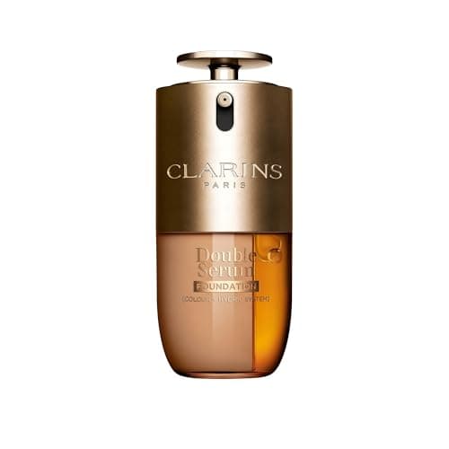 Image of Clarins Double Serum Foundation M4C 30ml | Hybrid Serum Foundation | Luminous Satin Finish | Medium-to-Full Customisable Coverage | Hydrates, Boosts Collagen Production and Reduces Signs of Ageing