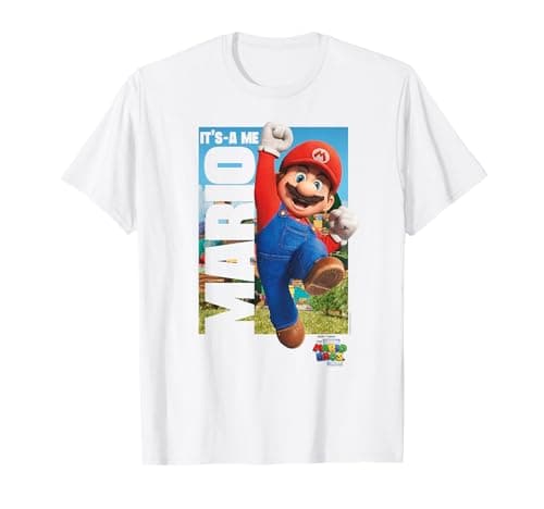 Image of The Super Mario Bros. Movie It’s-a Me Mario Poster T-Shirt