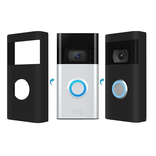 Image of Ring Doorbell Silicone Skin Case Cover Compatible with Ring Video Doorbell 2nd Gen/Ring Battery Video Doorbell Plus-Protect Your Ring Video Doorbell from Direct Infringement of Sun Glare,Weather & UV
