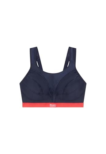 Image of Champion Womens Shock Absorber Sn109 Active D+ Classic Bra, Dark Blue/Red, 34D UK