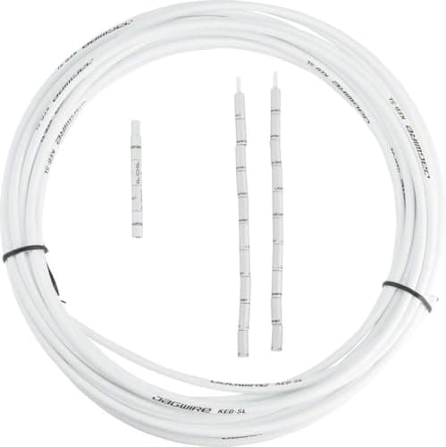Image of Jagwire - Pro 5 mm KEB-SL Compressionless Bicycle Brake Housing | Kevlar-Reinforced | Slick-Lube Inner Liner | 10 Meters | White