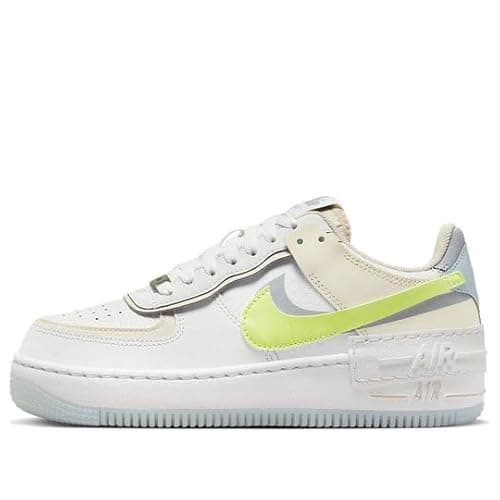 Image of Nike - Air Force 1 Shadow - FB7582100 - Color: White - Size: 40.5 EU, White Green, 6.5 UK
