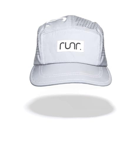 Image of RUNR Lumos Reflective Technical Running Hat - Silver