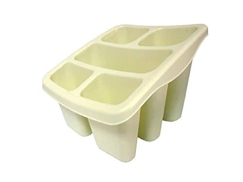 Image of Whitefurze Cutlery Drainer, Plastic, Cream