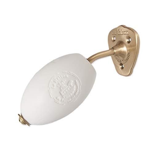 Image of Maison du Savon de Marseille - Rotating Wall Mounted Soap Holder - Durable Brass Finish with 270 Gram Soap (Donkey Milk)