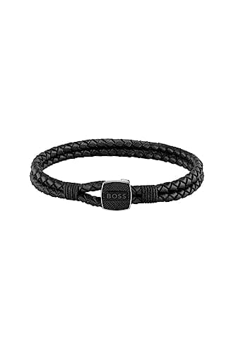 Image of BOSS Jewelry Men's SEAL Collection Bracelet available in Black, Brown or Blue