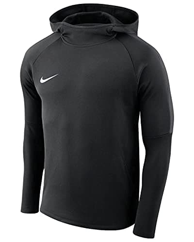 Image of Nike Kids Dry Academy 18 Po Hoodie, Black/Anthracite/Anthracite/White, 8-10 Years (Manufacturer Size: S)