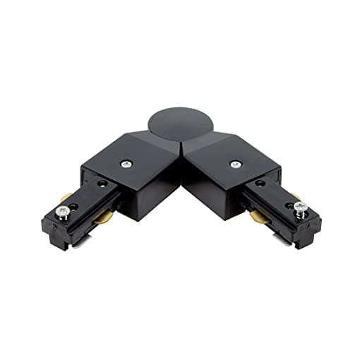 Image of G.W.S® Black Hard Flexible Connector for 3 Wires Single Circuit LED Track Lighting