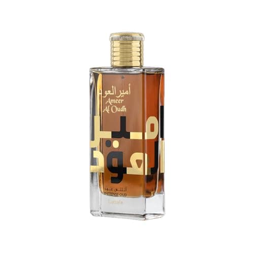 Image of Lattafa Ameer Al Oud Intense Oud for Unisex Eau de Parfum Spray, 3.4 Ounce