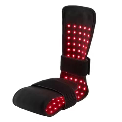 Image of Infrared Light Therapy for Feet, Red Light Therapy Shoe with LED Light, 6 EMS Modes Dual-Effect Treatment Belt 0-30MIN Timer Adjustable Temperature for Body Foot Toes Instep Pain Relief