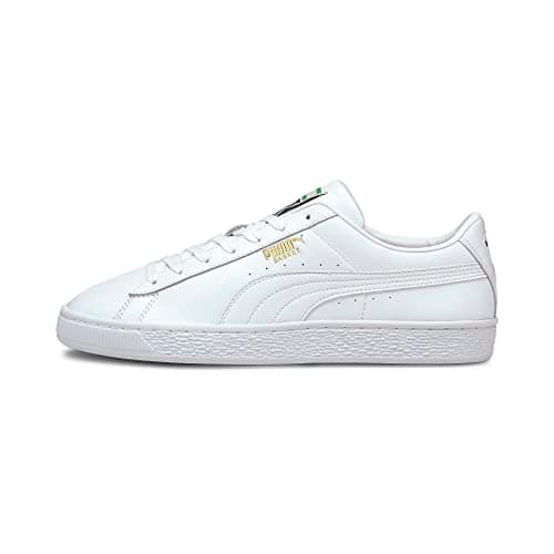 Image of PUMA Men's Basket Classic XXI Sneaker, White White, 9 UK