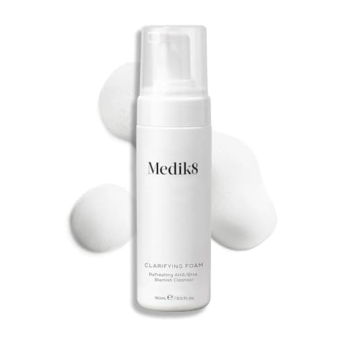 Image of Medik8 Clarifying Foam - Refreshing AHA/BHA Blemish Cleanser - Hydrates & Smooths - For Blemish-Prone Skin - 150ml