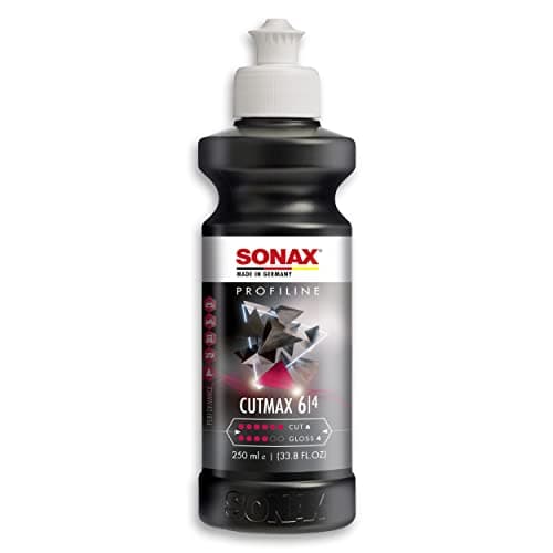 Image of SONAX PROFILINE Cutmax (250 ml) - High Effective Abrasive Polish for Weathered and Scratched Paintwork. Silicone-free | Item No. 02461410