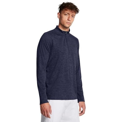 Image of Under Armour Mens Tech Half Zip Top Midnight Navy L