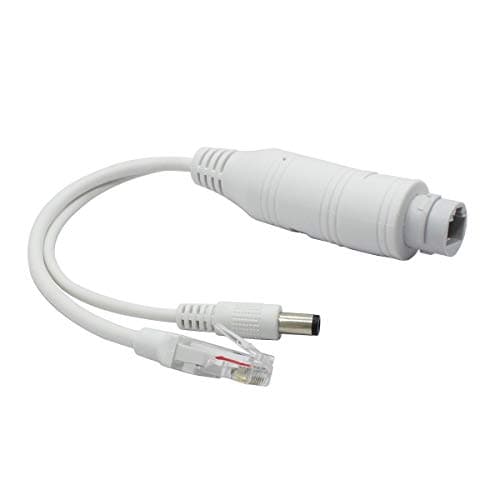 Image of ANVISION 12V Waterproof PoE Splitter, IEEE 802.3af Compliant, for IP Camera AP Voip Phone and more, White