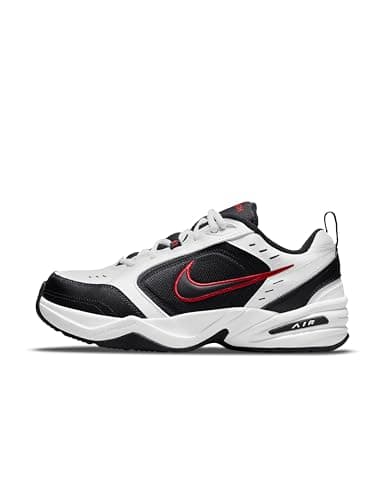 Image of NIKE Men's Air Monarch IV Sneaker, White/Black, 11 UK
