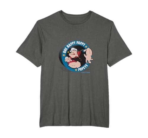 Image of Popeye "One Happy Pappy" 3D Father's Day - Gift for Dad T-Shirt