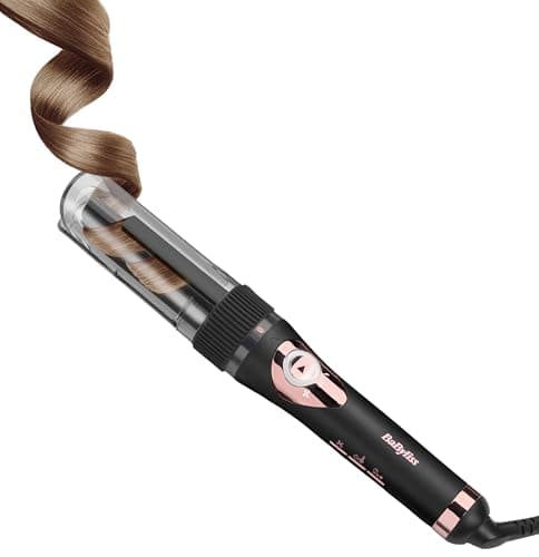Image of BaByliss Curl Secret Lite - Automatic Hair Curler, Easy Fast Hair Styling, 5 Heat Settings up to 210° - Black & Rose Gold, C1031U
