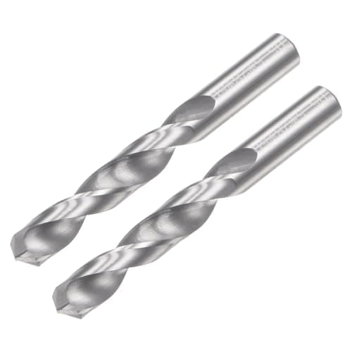 Image of sourcing map Solid Carbide Drill Bits, 5.5mm C2/K20 Tungsten Carbide Jobber Drill Bits Straight Shank Drilling Tool for Stainless Steel Aluminum Iron Metal Plastic 2pcs