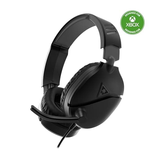 Image of Turtle Beach Recon 70 Black Xbox Wired Gaming Headset. Officially Licensed for Xbox Series X or S and Xbox One