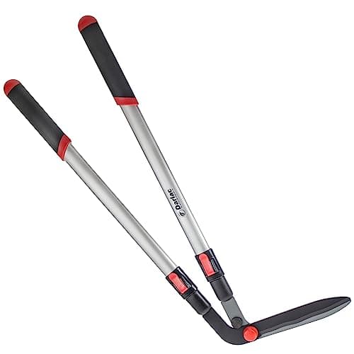 Image of Darlac Telescopic Edging Shear, Adjustable Lawn Edging Shears for Gardens, Telescopic Handles 600-1080mm, Lawn and Grass Edge Trimming, Ref. DP812, Lightweight Design with Flip-Lok Extension System