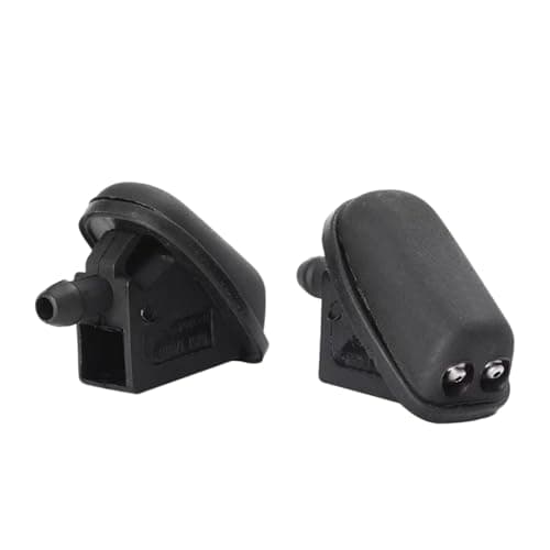 Image of 2Pcs Front Windscreen Washer Jet Nozzles, Front Windscreen Washer Jets Replacement for Ford Fiesta Mk6 Mk7 2001 2002 2003 2004 2005 2006 2007 Replaces 1442176