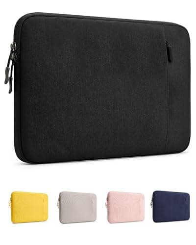 Image of ProCase Laptop Sleeve for MacBook Neo 13 inch 2026 (Model A3404, A18 Pro), Protective Case with Soft Lining, Slim Travel Sleeve with Pocket for Accessories, Tailored for MacBook Neo 13” -Black