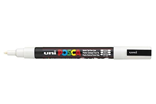 Image of Uni-Ball Posca PC-3M Fine Bullet Tip Marker - White