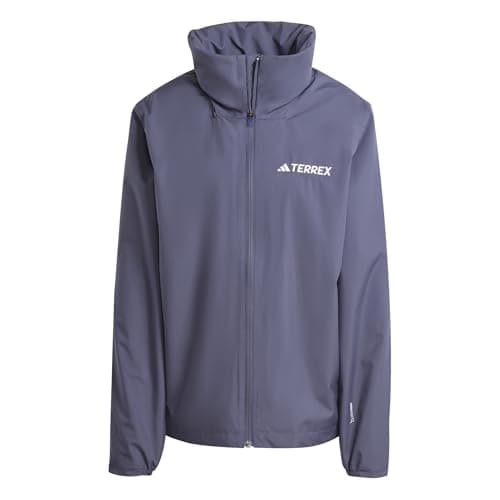 Image of adidas Women's Terrex Multi Essentials 2 Layer Rain Jacket, shadow navy, L
