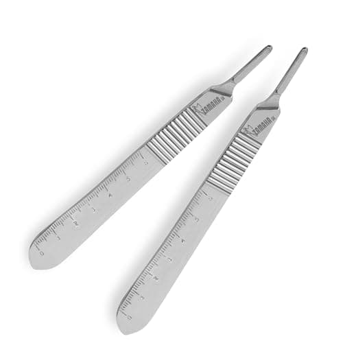 Image of ZAMAHA UK Scalpel Handle No.3 Fits Swann Morton Blades - Surgical,Sign,Craft,Card Making Cutter,Podiatry,Dental