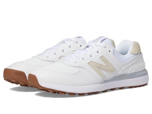 Image of New Balance Women's 574 Greens V2 Golf Shoe, White, 7 Wide