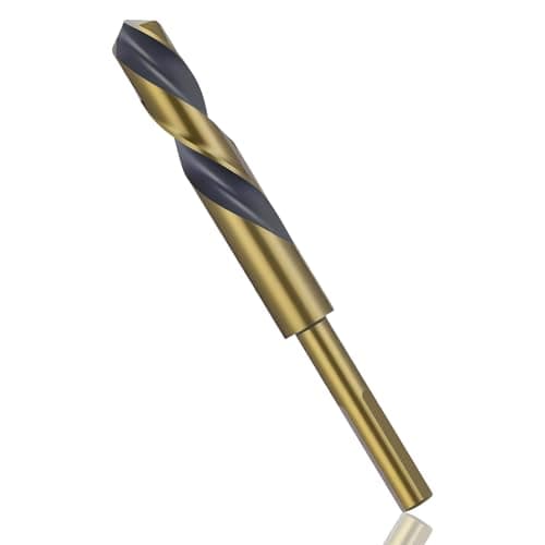 Image of 16mm Reduced Shank Drill Bit HSS Metal Drill Bits for Hard Steel Cobalt Blacksmith Drill Bit with 10mm Shank for Stainless Steel Aluminum Alloy Metal Plastic Wood Copper Woodworking DIY Projects