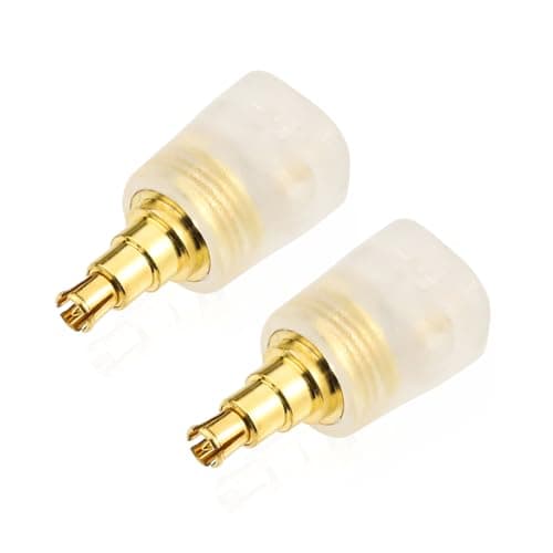 Image of okcsc 0.78 2pin Cable Female(Cable Side) Connector Work for 0.78 2pin Connected to SENNHEISER IE40 PRO(Headphone Side) Adapter Transparent