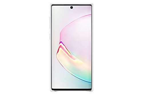 Image of Samsung Original Galaxy Note10 Leather Cover, Official Samsung Galaxy Note10 Case/Leather Phone Case Made with Genuine Hardwearing Italian Calf Leather - White