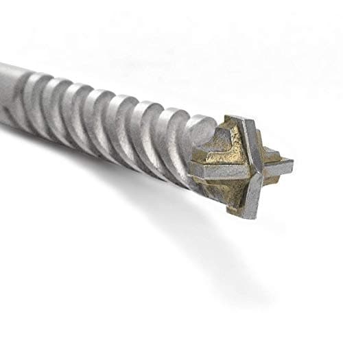 Image of Fischer 545697 D-SDX 10 mm Cylindrical 4-Cutting Edge Drill Bit for Concrete and Stone Wall, Tungsten Carbide Plate, for Common Drill with Cylindrical Adapter