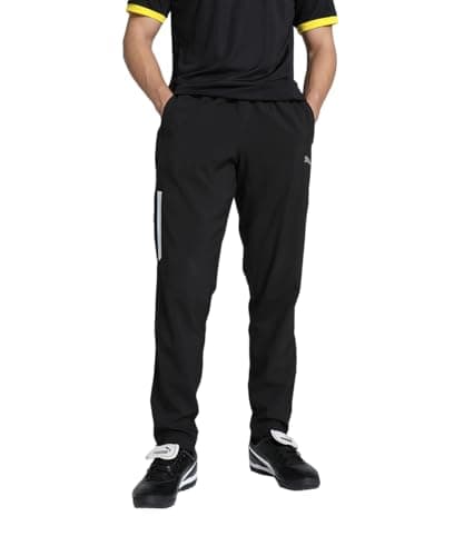 Image of PUMA Men's Teamliga Sideline Pants, Puma Black-puma White, XL UK