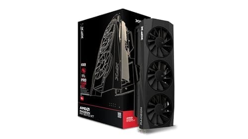 Image of XFX Quicksilver AMD Radeon RX 9070XT Gaming Edition with 16GB GDDR6 HDMI 3xDP, AMD RDNA™ 4 (RX-97TQICKB9)